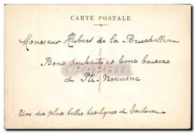 Toulouse - Basílica de São Sernim (Lado Sul) — LA HAUTE-GARONNE ILLUSTRÉE, P. X. — Verso