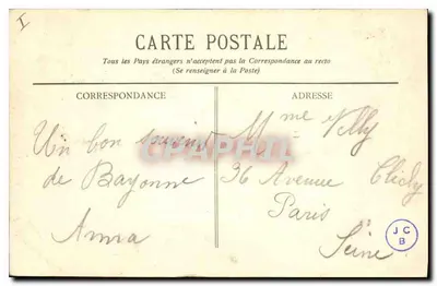 Bayonne - Het Monument Lavigerie - BR - 2585 — Achterkant