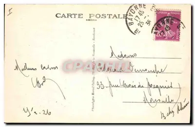 Bayonne (B.-P.) — O Ponte Saint-Esprit — M. D. — Verso
