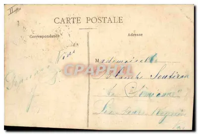 Marseille — Przystań i Molo św. Marii — E. L. nr 172 — Rewers
