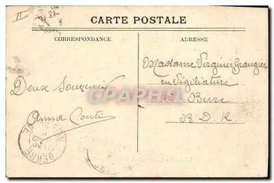 Marseille — Wjazd do portu, Molo św. Marii — nr 72 — Rewers