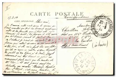 Marselha — Farol de Santa Margarida e a Dique — Edição das Nouvelles Gral 1894 — Verso