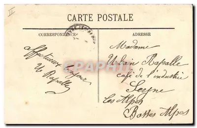 Marseille — Ansicht vor dem Leuchtturm Sainte-Marie — LL — Rückseite