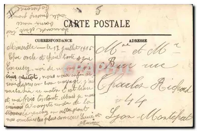 Marseille — Voor de Kerk van Sint-Maria — LL. — n°83 — Achterkant