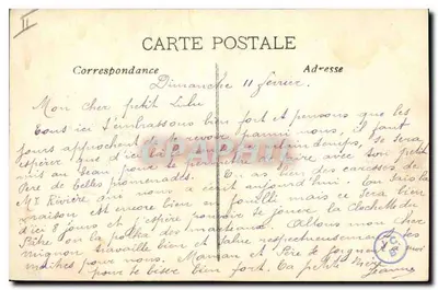 Marseille — De Wachttoren van Sint-Maria — onbekende uitgever, n° 34 — Achterkant