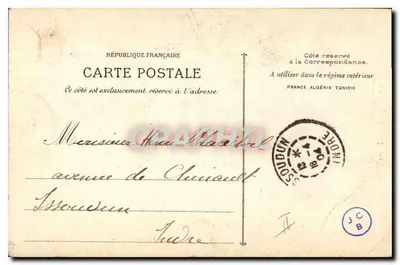 Farol de Santa María — Marsella — Fototipia E. Lacour, 19, rue Thubaneau — Reverso