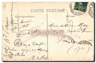 Marseille — Molo Planier — Wydawca EL, nr 165 — Rewers