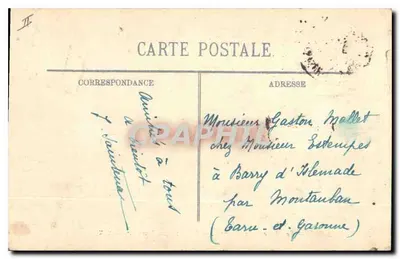 Marseille — Phare de la Désirade — Wypadek pocztowy — n°16 — Rewers
