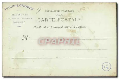 Marseille : Molo św. Marii — G. M. — 76 — Rewers