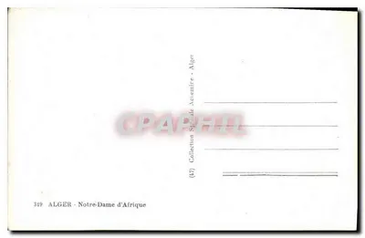 Argel - Nossa Senhora da África — editor CAP — Verso