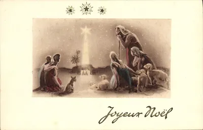 Natividade — cena de Natal com estrela