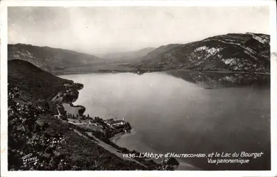 A Abadia de Hautecombe e o Lago do Bourget — Vista panorâmica — Gymy, n°1336