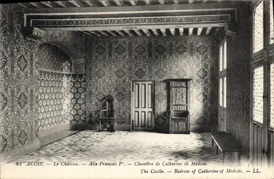 Blois — O Castelo — Ala de Francisco I — Quarto de Caterina de Médicis