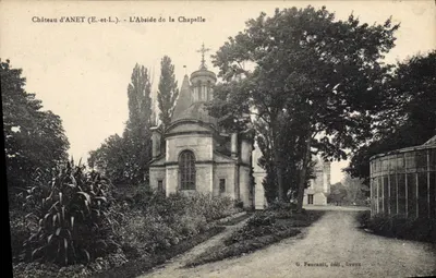 Castelo de ANET (E.-et-L.) - A Abside da Capela — G. Poucanti, editor, Dreux