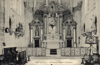 Anet (E.-et L.) - Interior da Igreja - O Coro