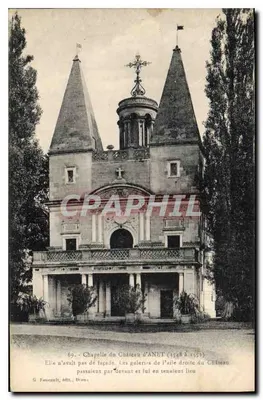 Capela do Castelo de ANET — vista da fachada — G. Foucault, editor