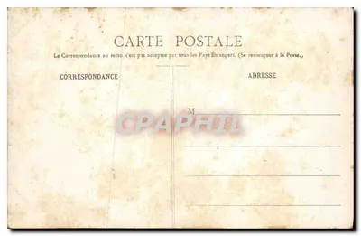 Anet - A Place do Castelo — editor Ch. Foucanli, Dreux, n°22 — Verso