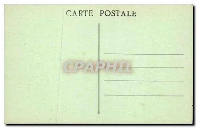 Castelo de Anet (E. e L.) — Vista tirada da Cour — U. Ponceault, editor, Dreux — Verso