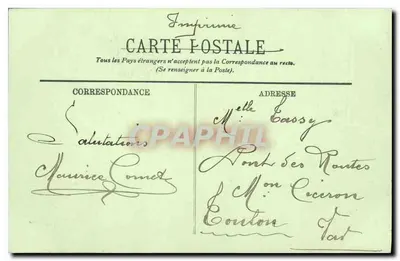 Reims — Katedra Świętego Remy’ego — Fronton — L.L. — Rewers