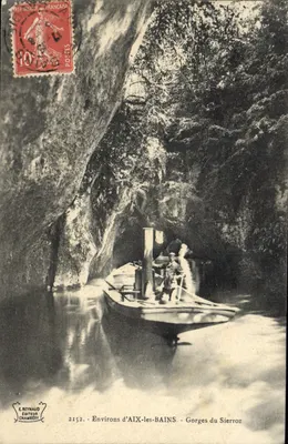 Gorges do Sierroz — Arredores de Aix-les-Bains — E. Reynaud Editor Chambéry, n°2152