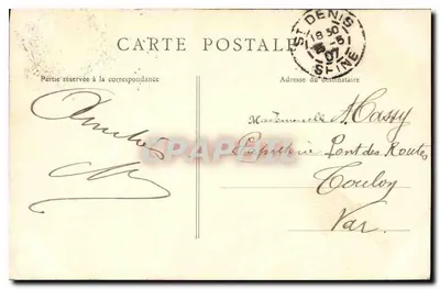 Saint-Denis — Bazylika — B. F., PARYŻ — Rewers