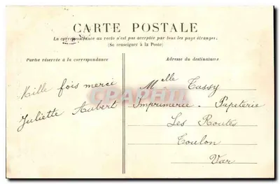 Rouen - Strzała i ulica Epicerie — wydawca nieodczytelny, nr serii 234 — Rewers