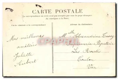 Rouen - Fontaine Sainte-Marie — éditeur P. Bligue, n° 400 — Verso