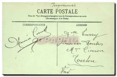 Reims — Panorama para a Place Royale — Michaud, editores, Reims, n°4 — Verso