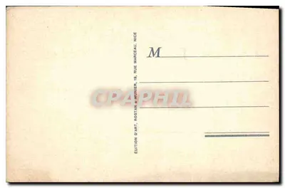 Menton — Widok ogólny — wydawnictwo Rostan & Art, Nice, nr 401 — Rewers