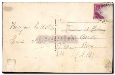 BRIANÇON - O Ponte Baldy sobre a Cerveyrette — editor desconhecido, n° 3321.I — Verso