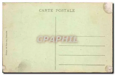 Grenoble - La Tronche, a Ilha Verde e a Cadeia dos Alpes — Edição Mr. Poucier, Grenoble, n° 415 — Verso