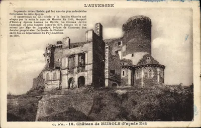 Castelo de Murols (Fachada Leste) — L'Auvergne — G. D'O. - 16