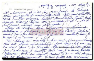 Montargis — Pamiętnik z Montargis — MAGE — Rewers