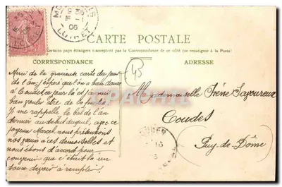 Montargis — Zamek — Monopole des Nouvelles Galeries — Rewers