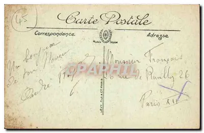 Montargis — Casas sobre a água, Rua do Loing — LL. — n°39 — Verso