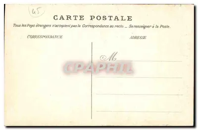 Montargis — Zamek — Karta pocztowa n°666 — Rewers