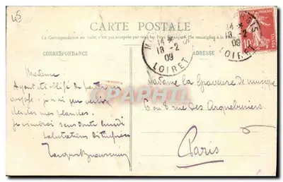 Montargis - Stara Wieża nad Kanałem — C.F. M — Rewers