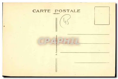 Montargis (Loiret) — Ulica nad wodą — L. Lenormand, Orléans — Rewers