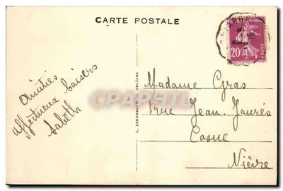 Montargis (Loiret) - Szkoła św. Ludwika w Zamek — Rewers