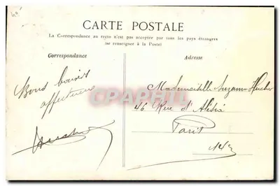 Montargis — La Torre del Castillo — editor no visible — Reverso