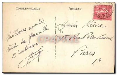 Montargis — Ruiny pochodzące z Zamek Lorrîs — LL — Rewers