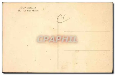 Montargis — Rue Mircon — C.F. M. — Rewers
