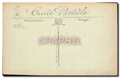 Montargis — La Iglesia y la Rue de Loing — Edición J. G. — Reverso