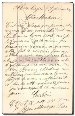 Montargis — Hotel de Ville — Wyd. V. O. — Rewers