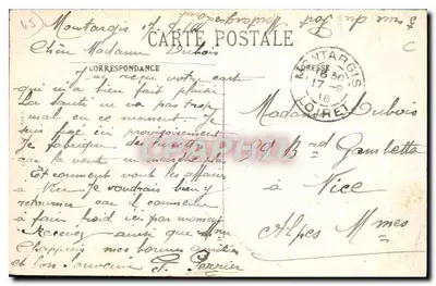 Montargis — Hotel de Ville — Wydawnictwo J.G. — Rewers