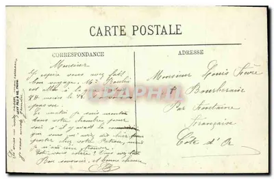 Montargis — Katedra i ulica Loing — LL. — Rewers