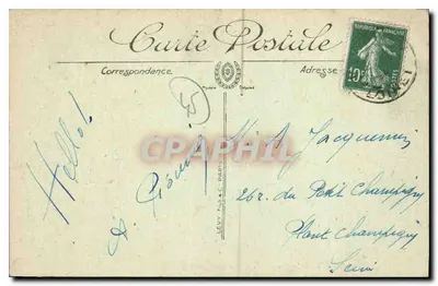 Montargis — Kanał i Stara Wieża — LL. nr 42 — Rewers