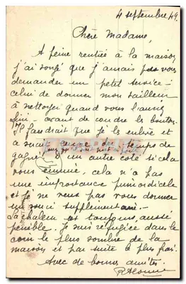 Wąska ulica w Laon — widok z góry — C.F.M. nr 103 — Rewers