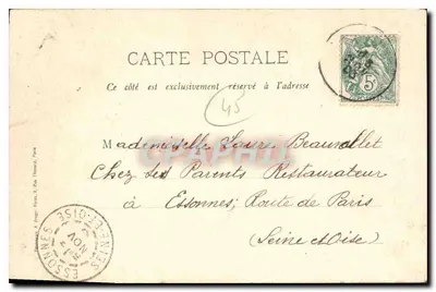 Statua Mirabeau — Montargis — H. Auger — Rewers