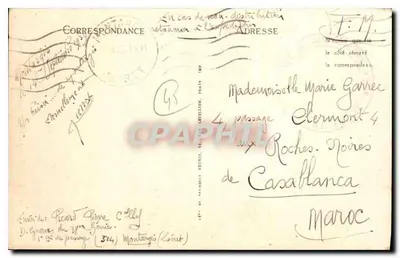 Montargis — O Castelo e o Canal — LL. — Verso